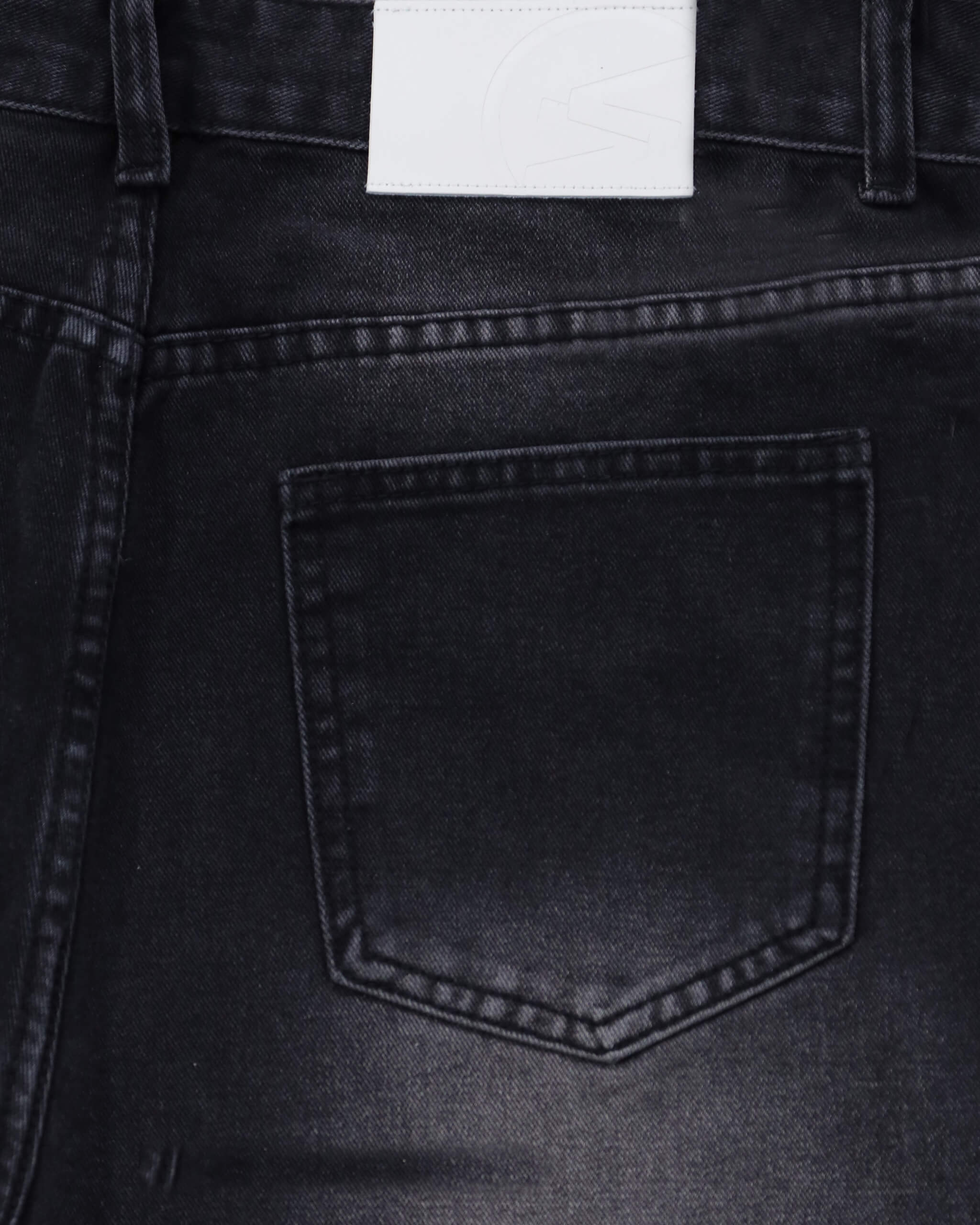 BASIC DENIM WASHED BLACK