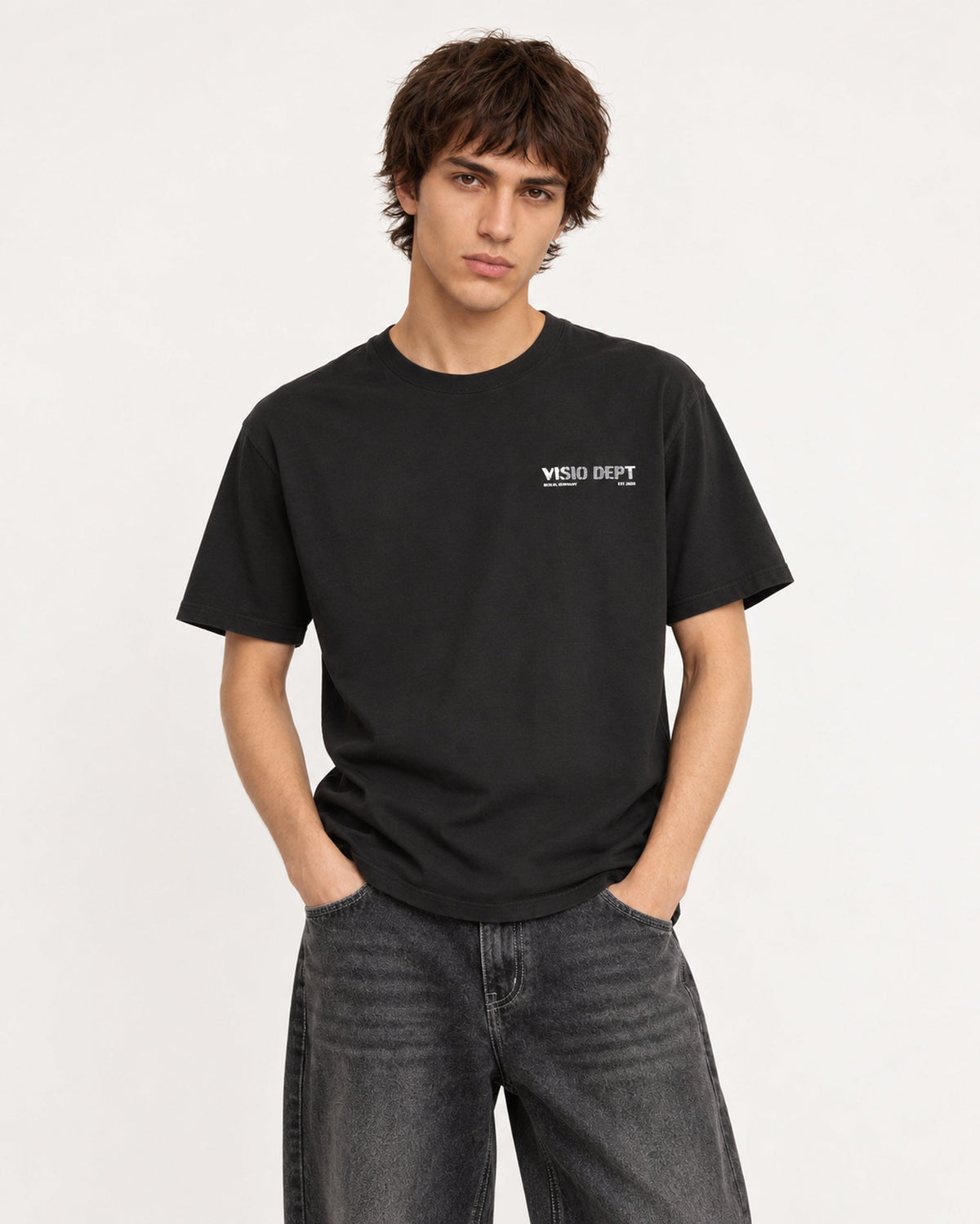 Blurred Tee Black