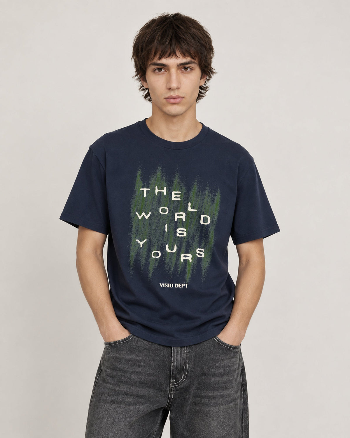Scratch Tee Navy