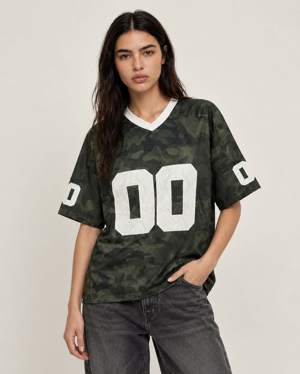 Camo Jersey Green
