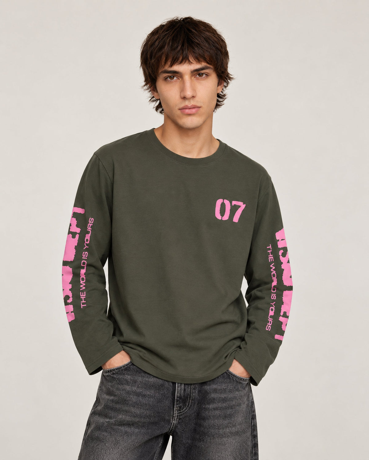 07 Longsleeve Khaki
