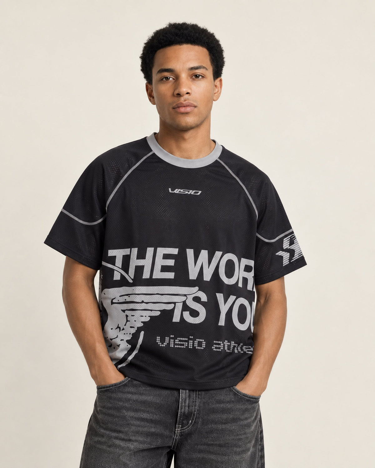 Athletics Jersey Black