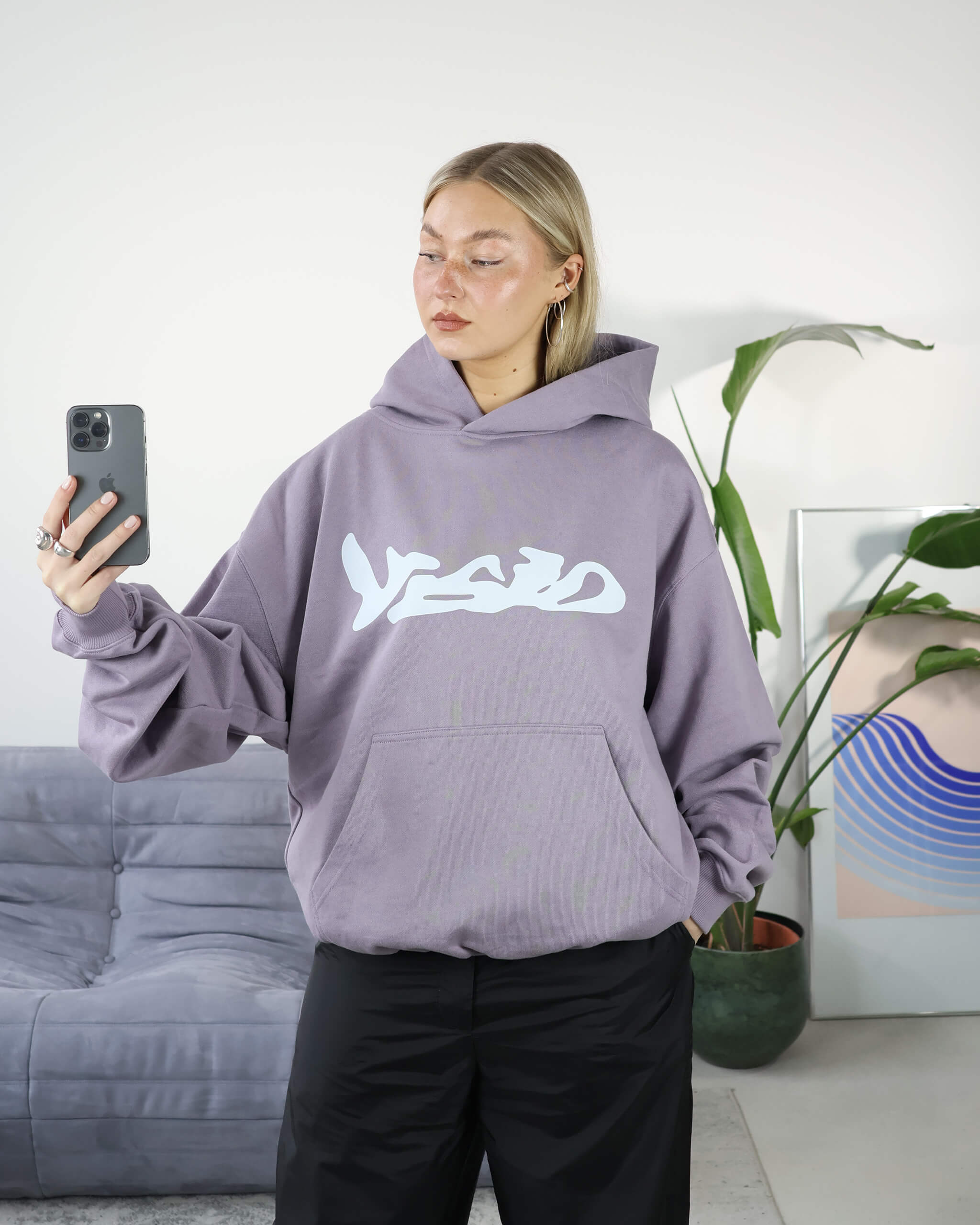 INAR LOGO HOODIE PURPLE