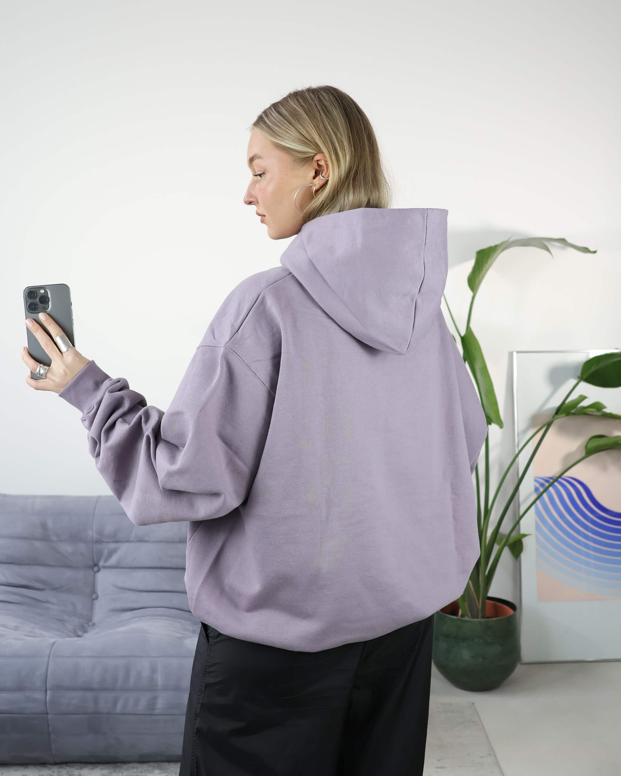 INAR LOGO HOODIE PURPLE