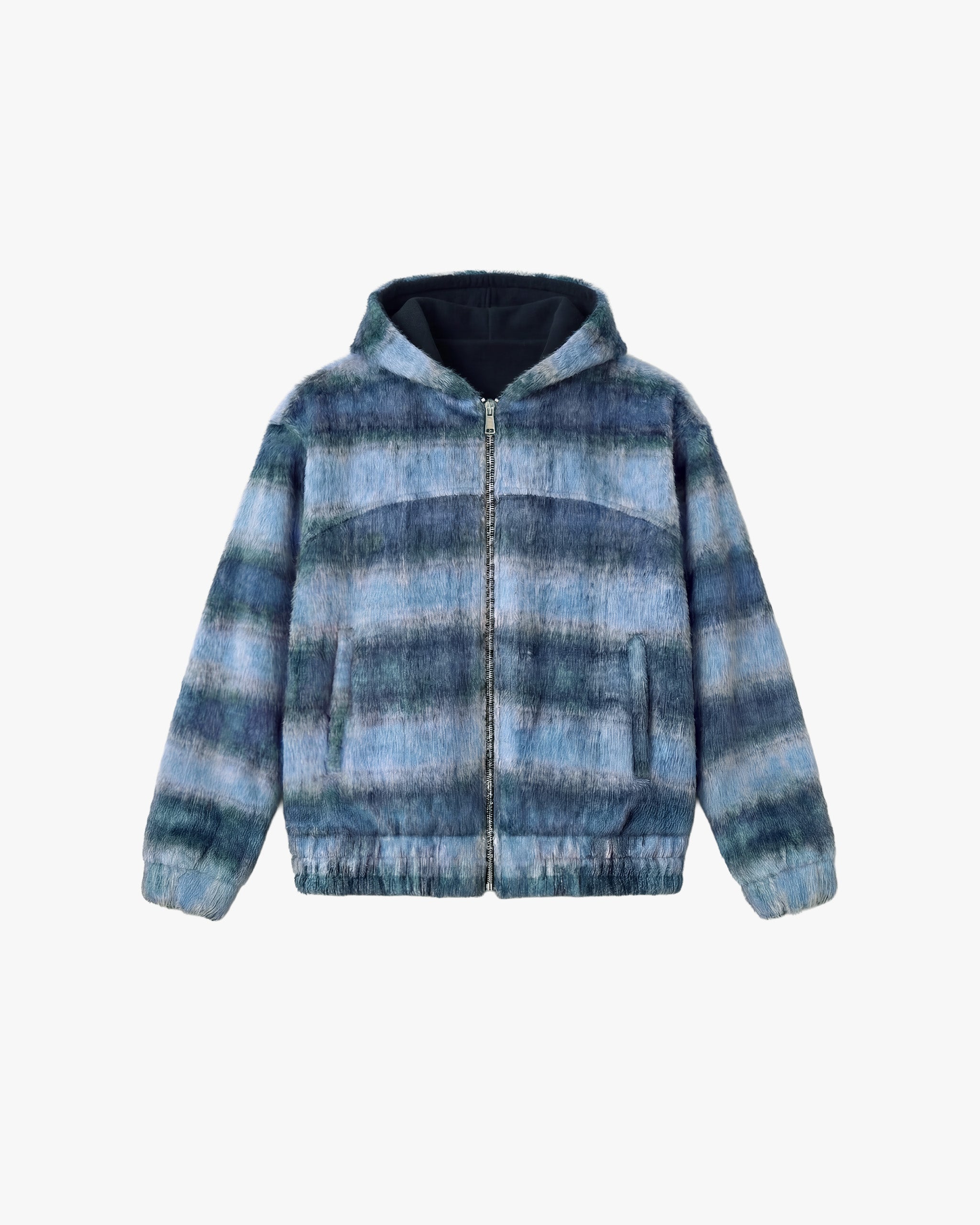 HOODED FLANNEL JACKET