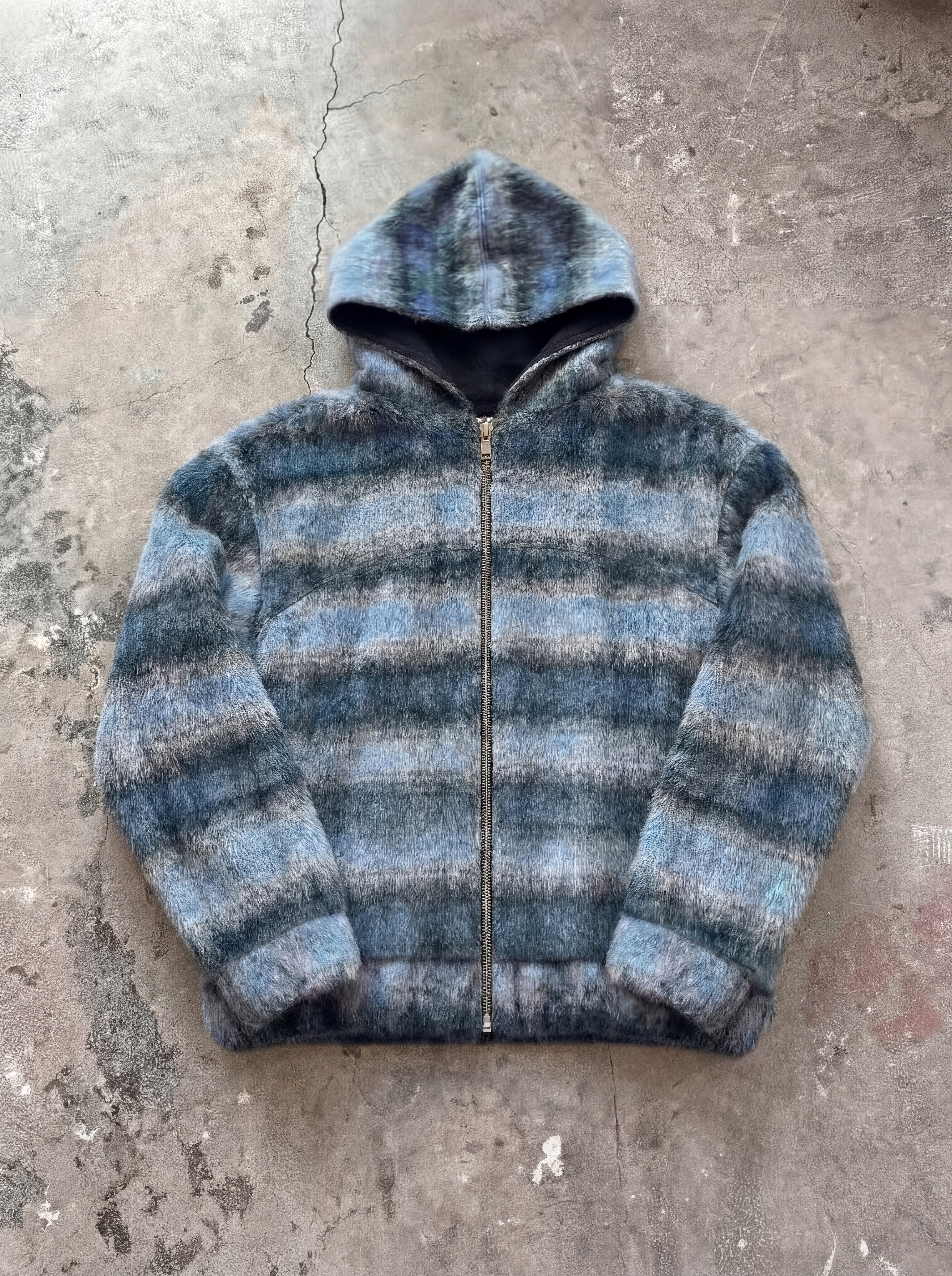 HOODED FLANNEL JACKET