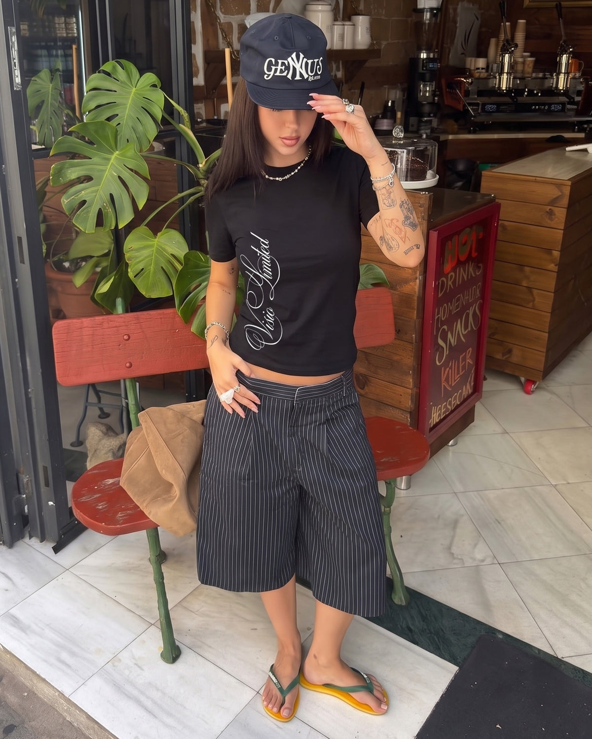 Script Baby Tee