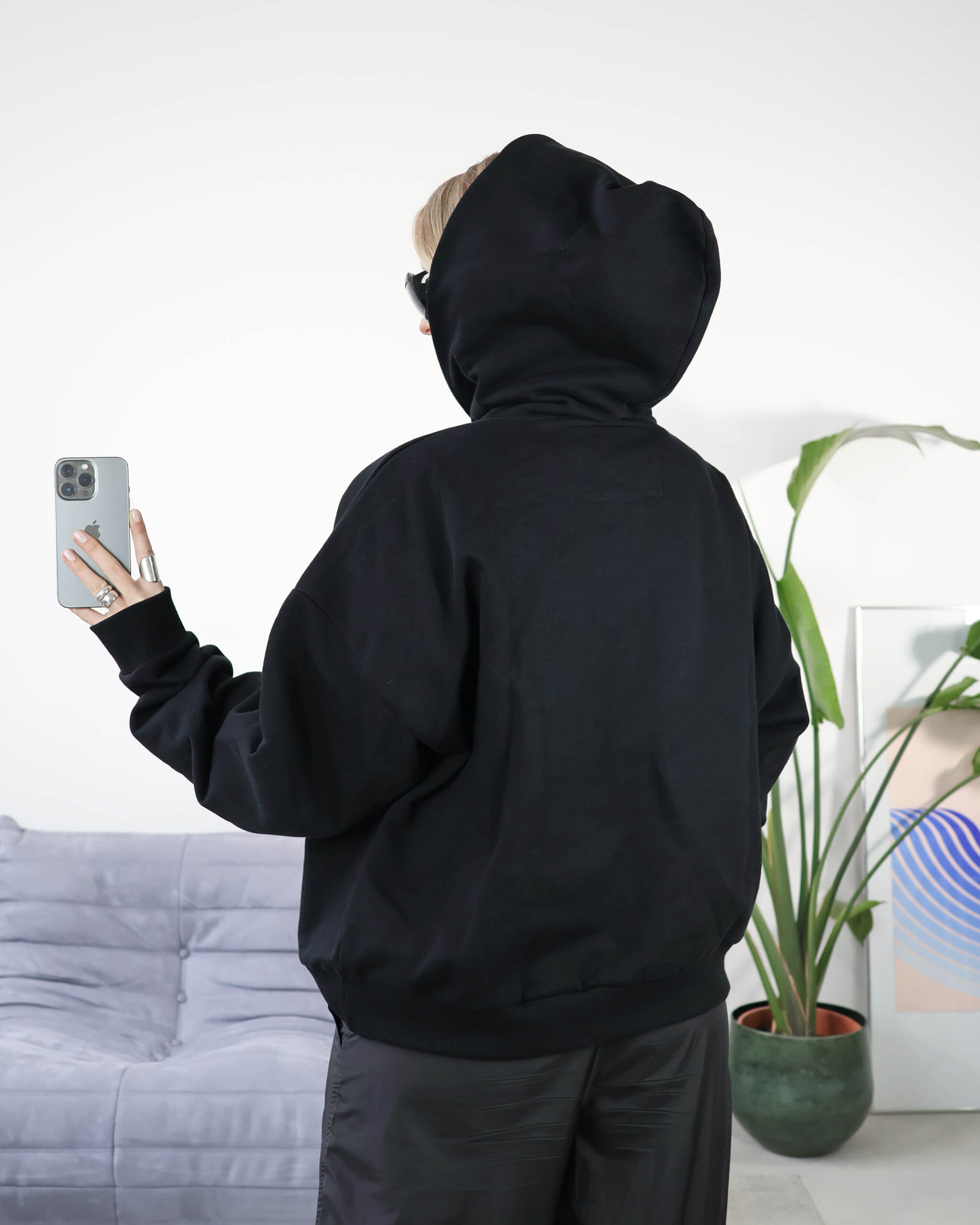 CYBER HOODIE BLACK