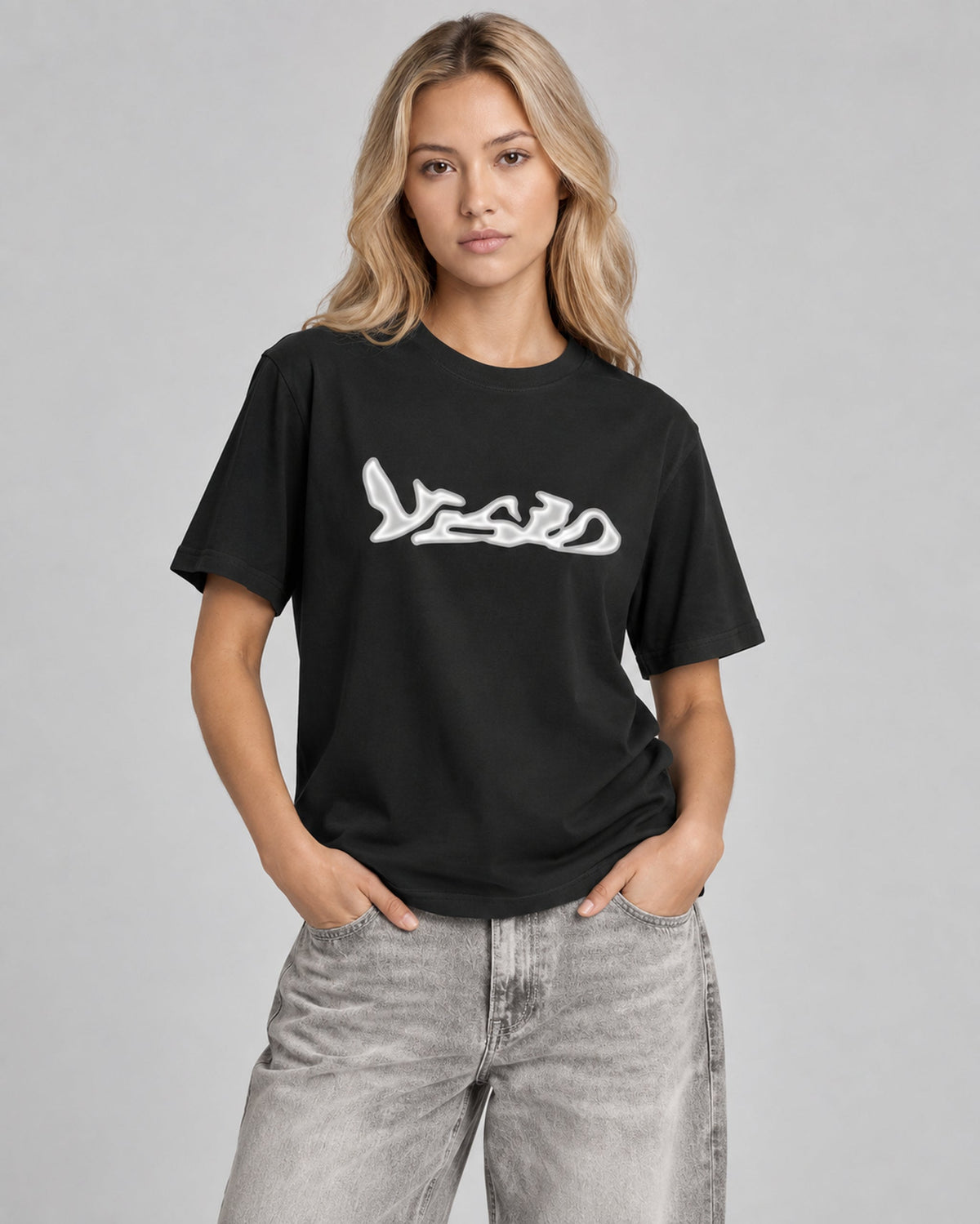Inar Tag Tee Black