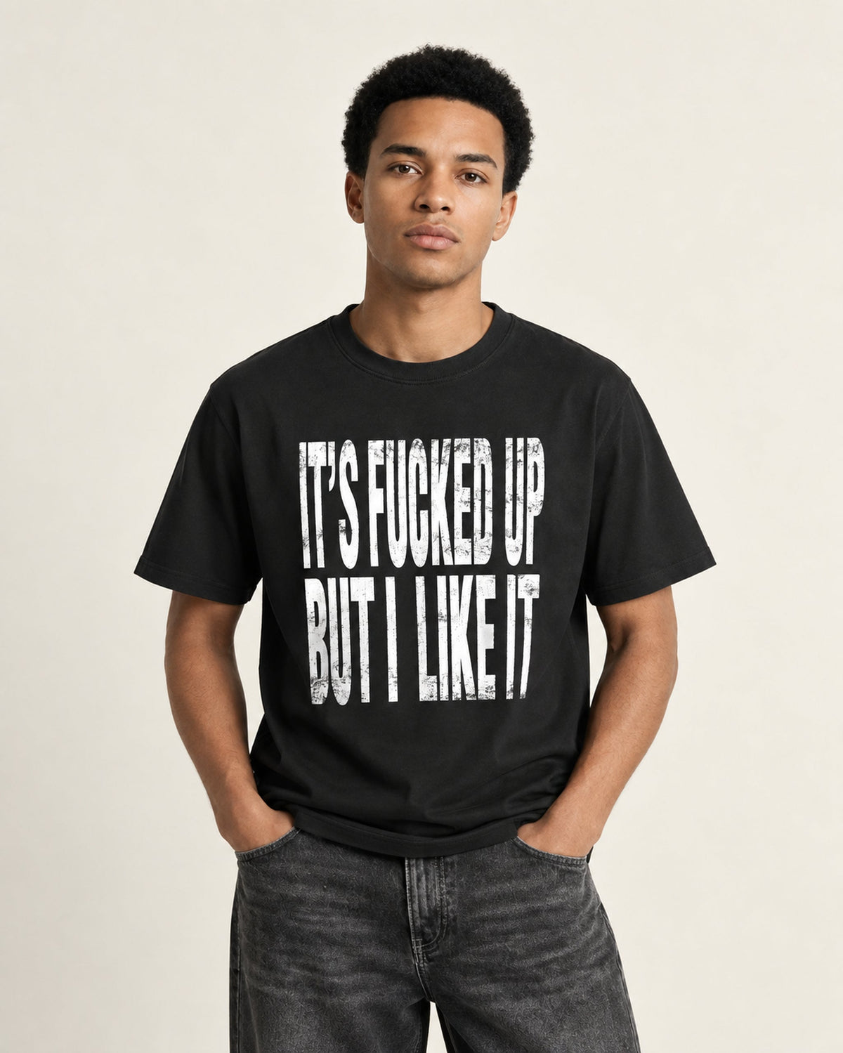 Fucked Up Tee Black