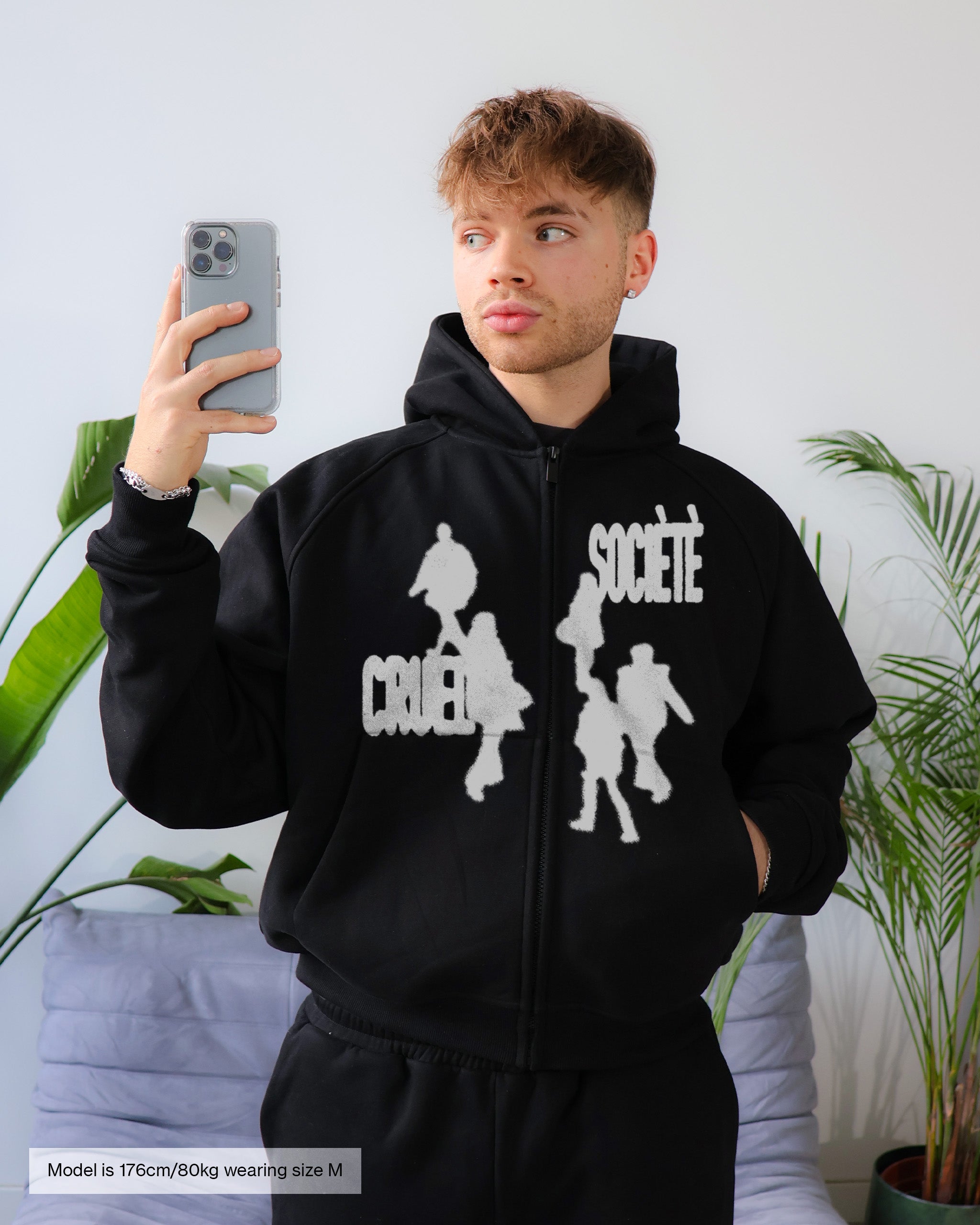 SOCIÈTÈ ZIP-HOODIE