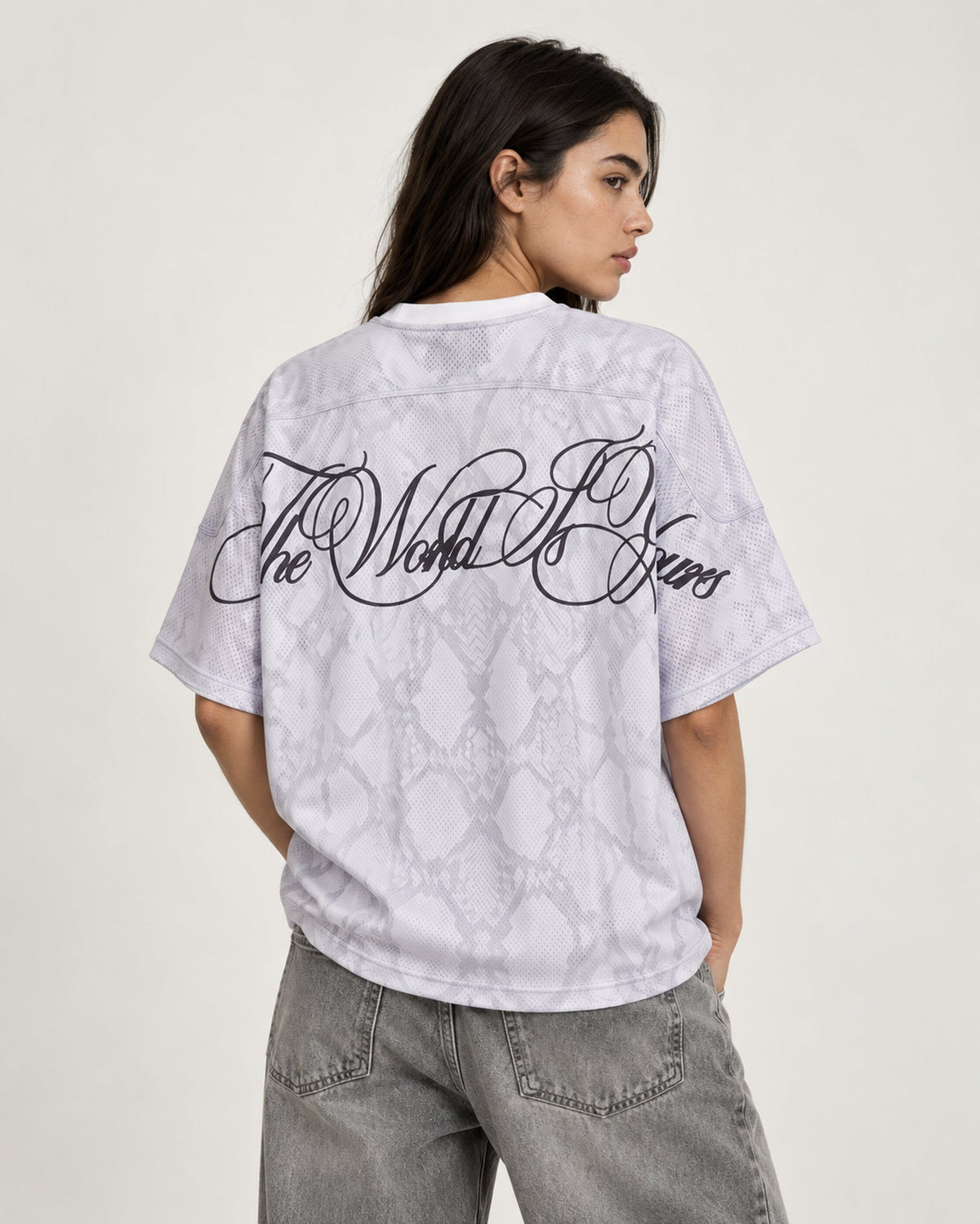 Snake Jersey White