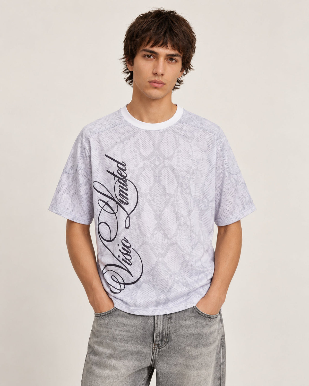 Snake Jersey White