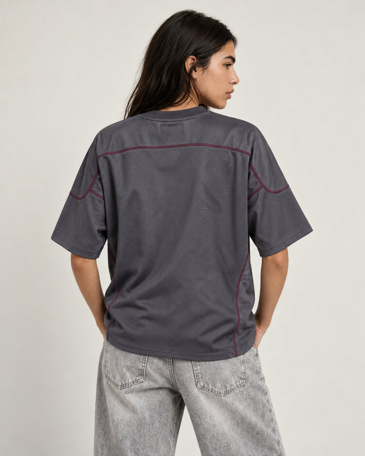 Crest Jersey Grey