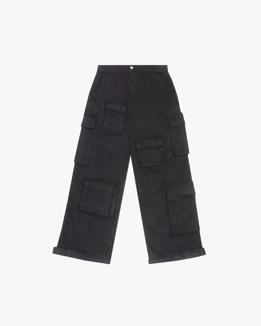 MULTI POCKET CARGO BLACK