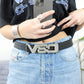 VSO LOGO BELT WHITE