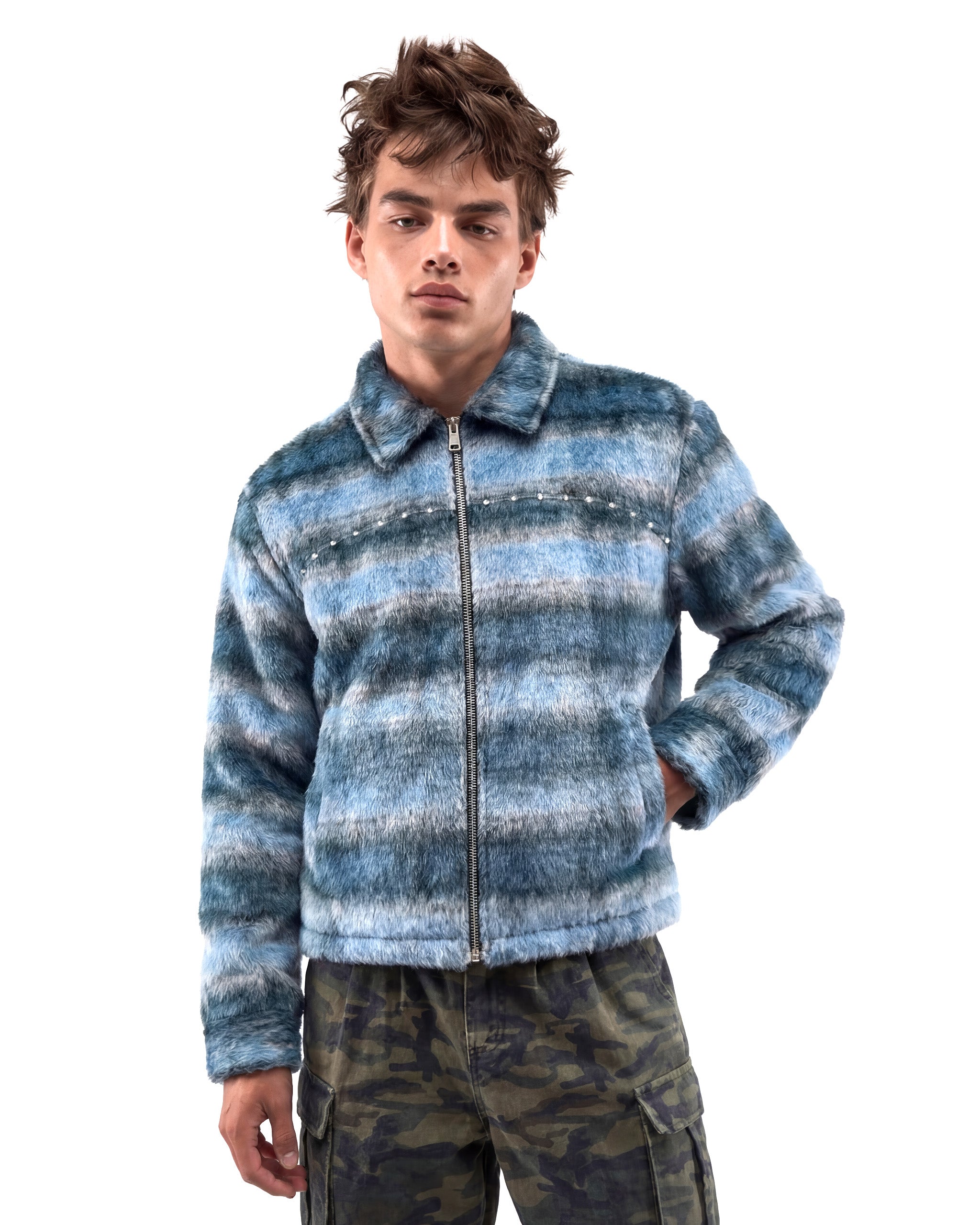 RIVET FLANNEL JACKET