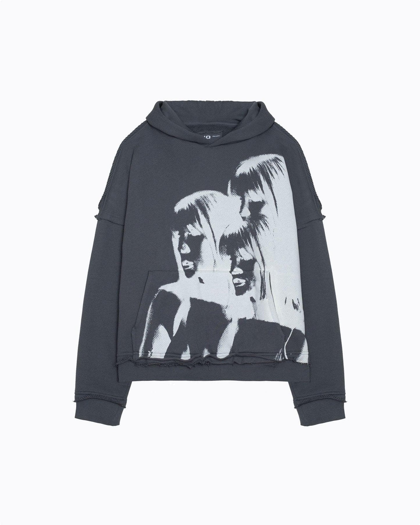 Deconstructed Face Hoodie