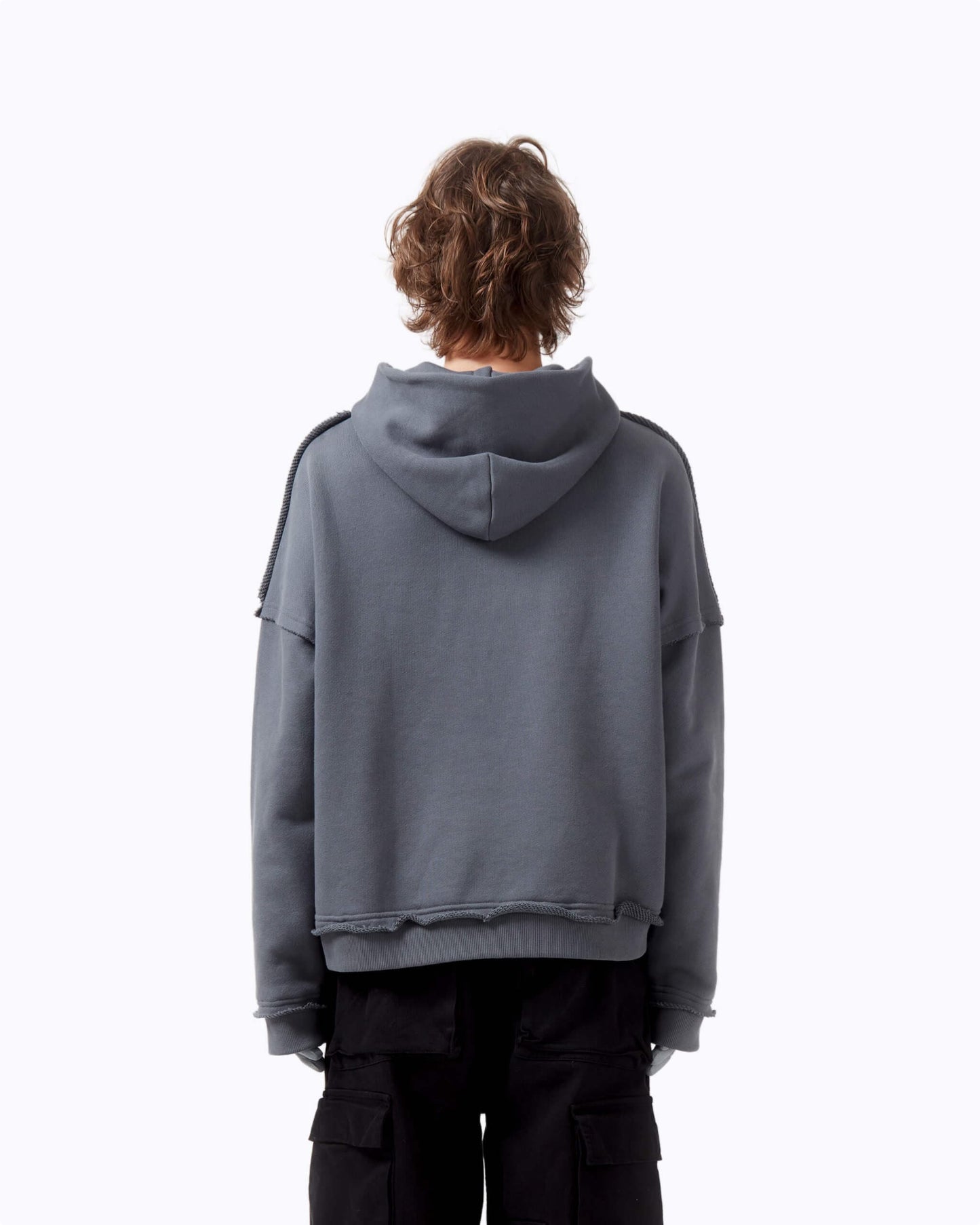 DECONSTRUCTED HOODIE GREY