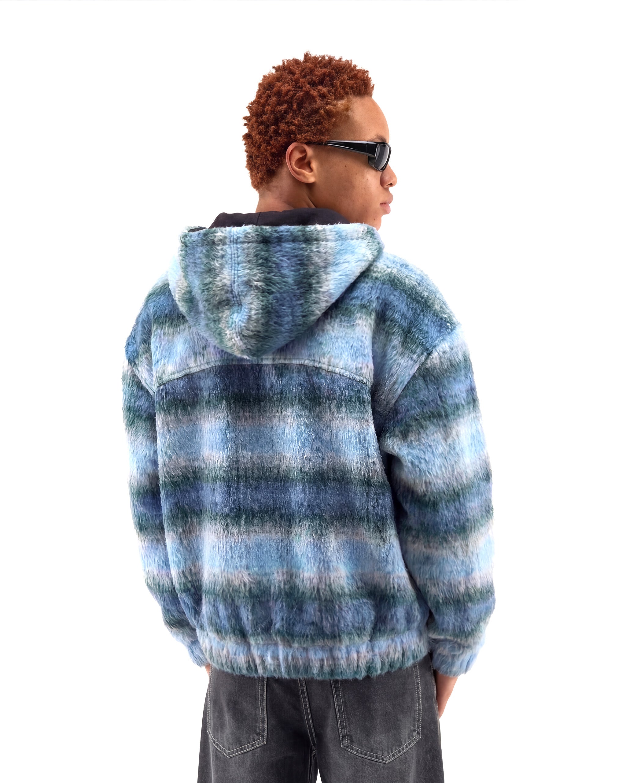 HOODED FLANNEL JACKET