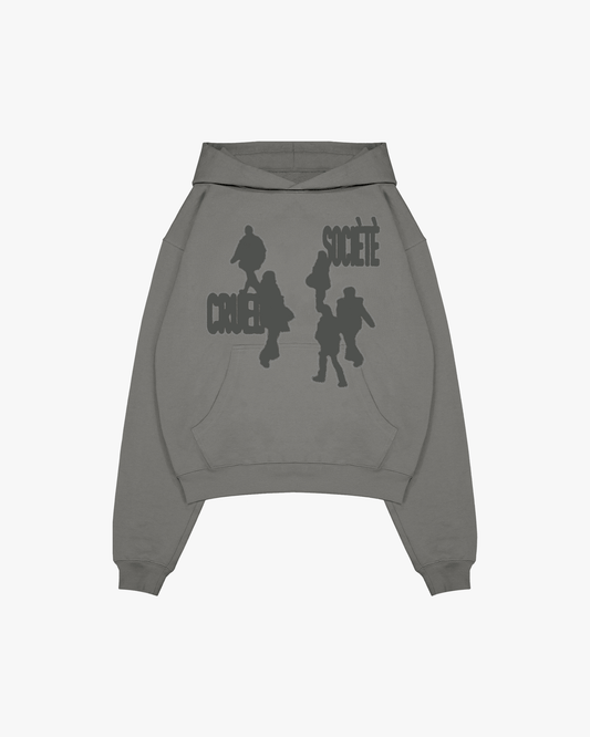 SOCIETY HOODIE GREY