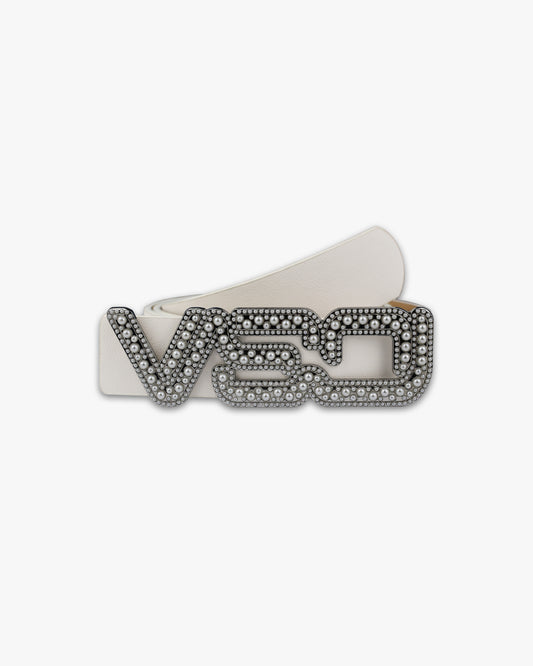 VSO LOGO BELT WHITE