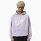 PURPLE WASHED HOODIE