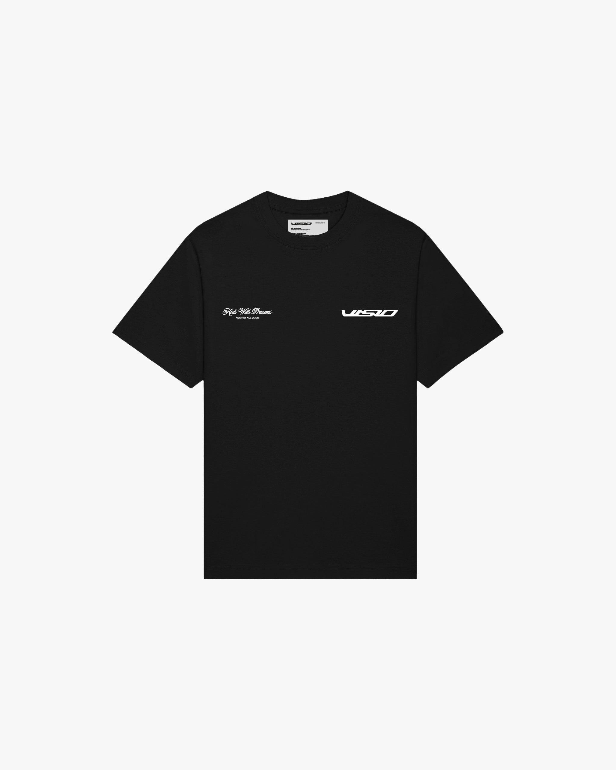 SPIRAL TEE BLACK