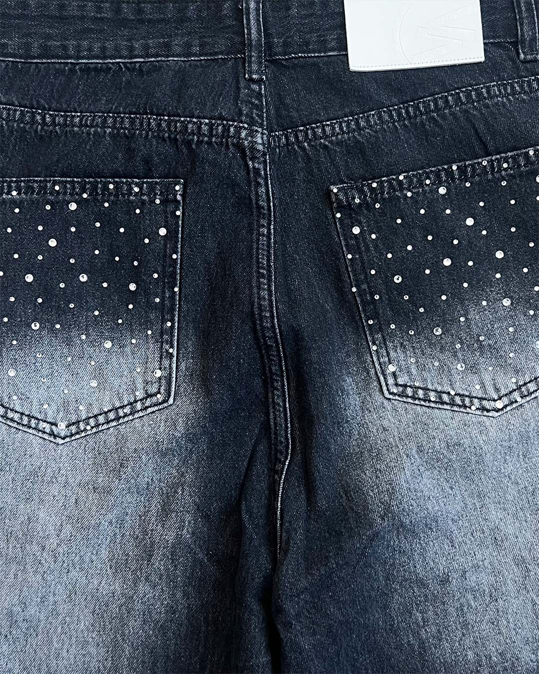 RHINESTONE DENIM