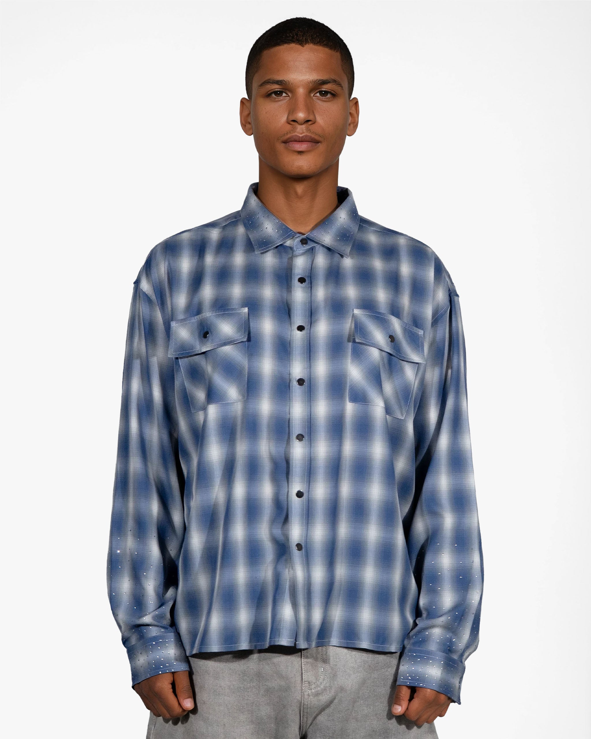 RHINESTONE FLANNEL