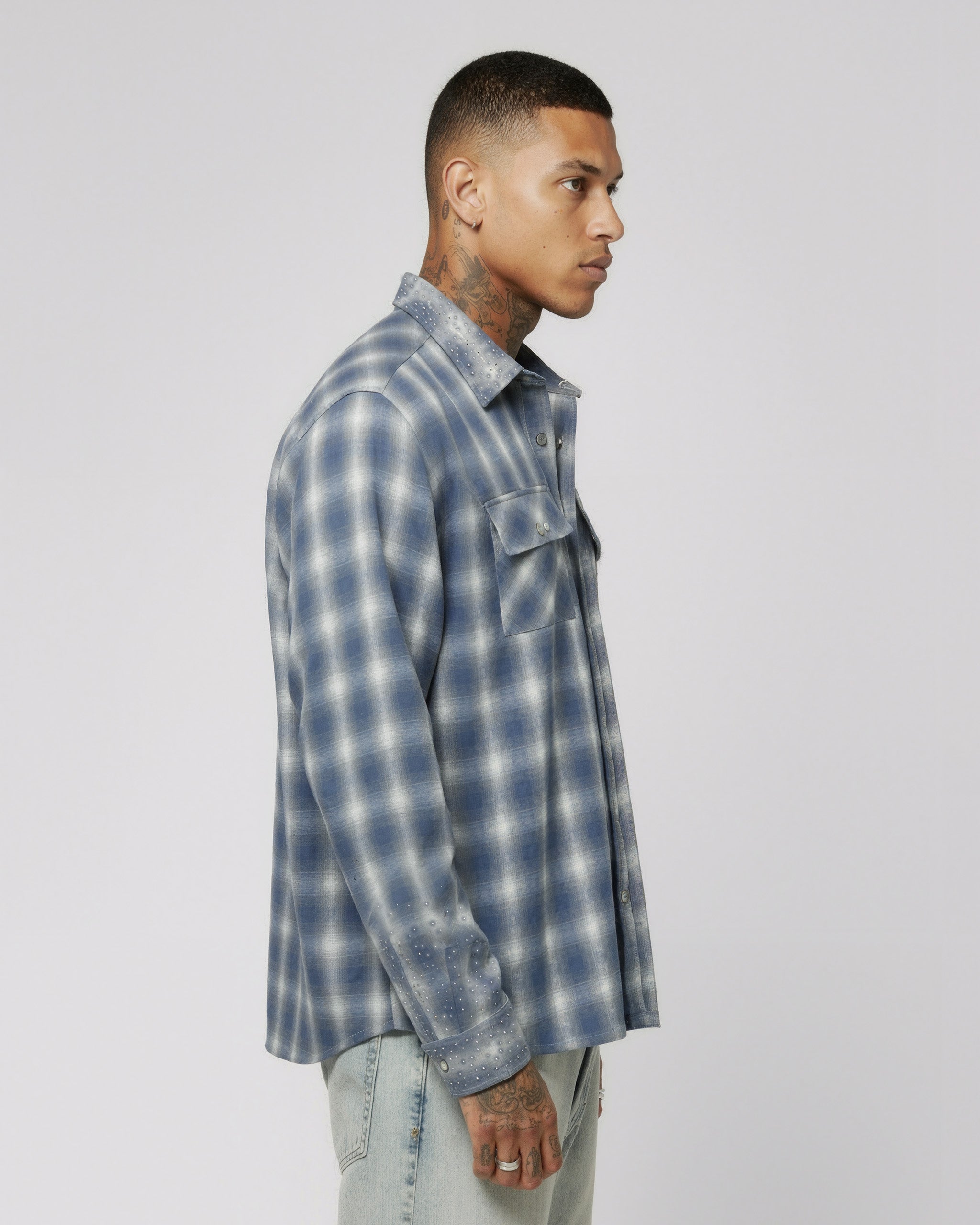 RHINESTONE FLANNEL