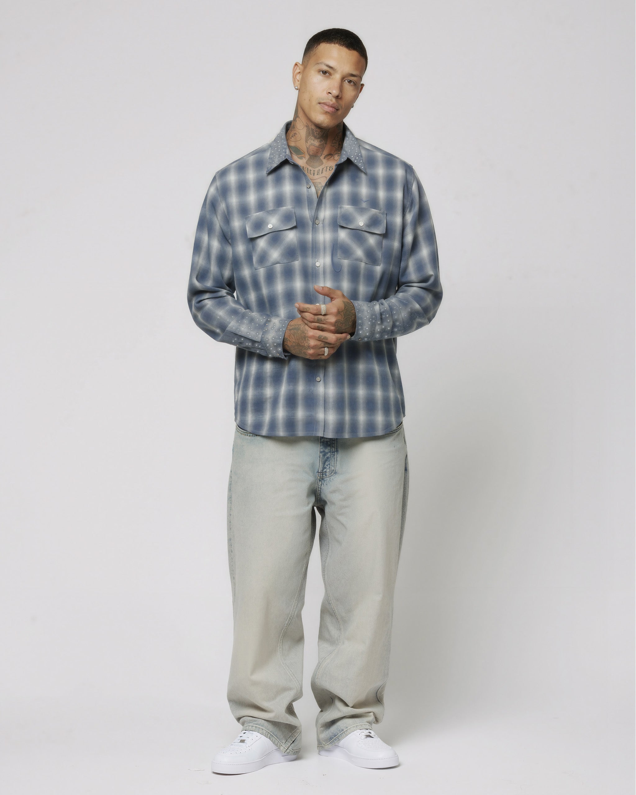 RHINESTONE FLANNEL