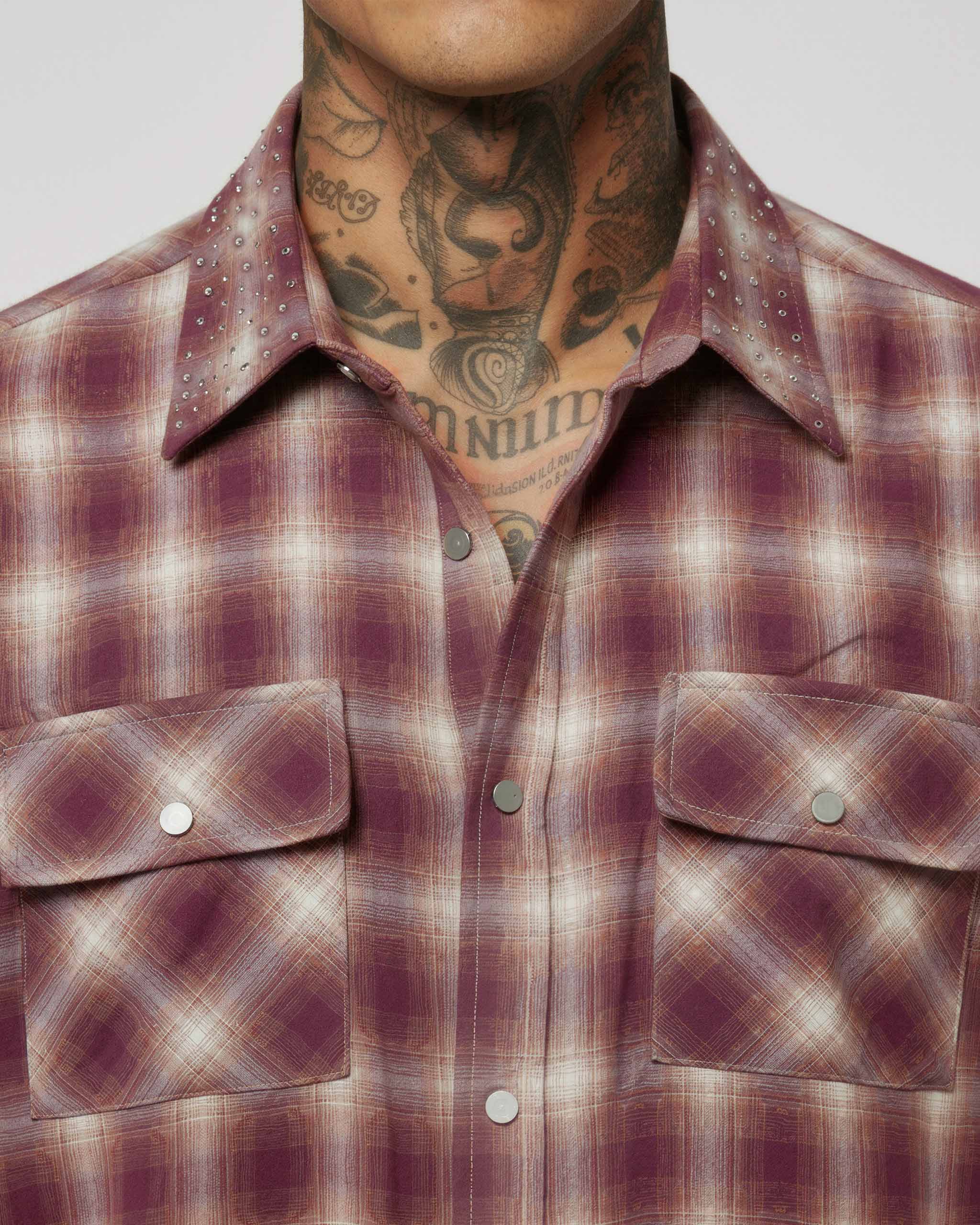RHINESTONE FLANNEL