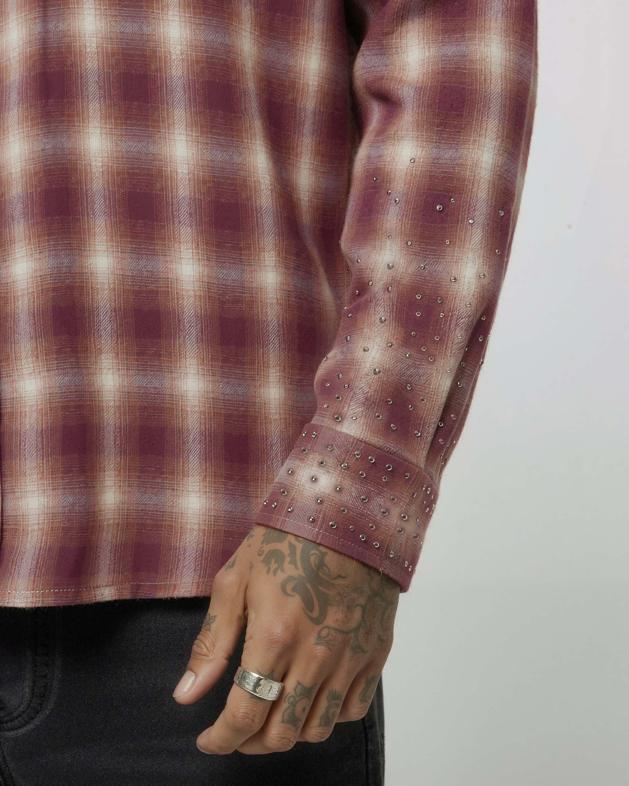 RHINESTONE FLANNEL