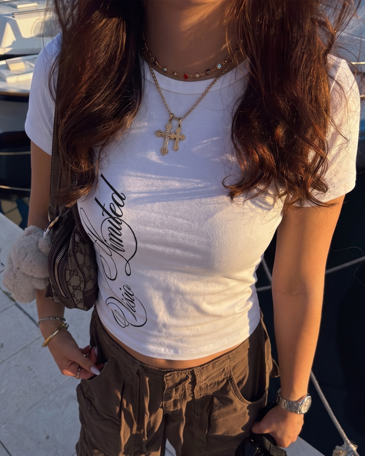 Script Baby Tee