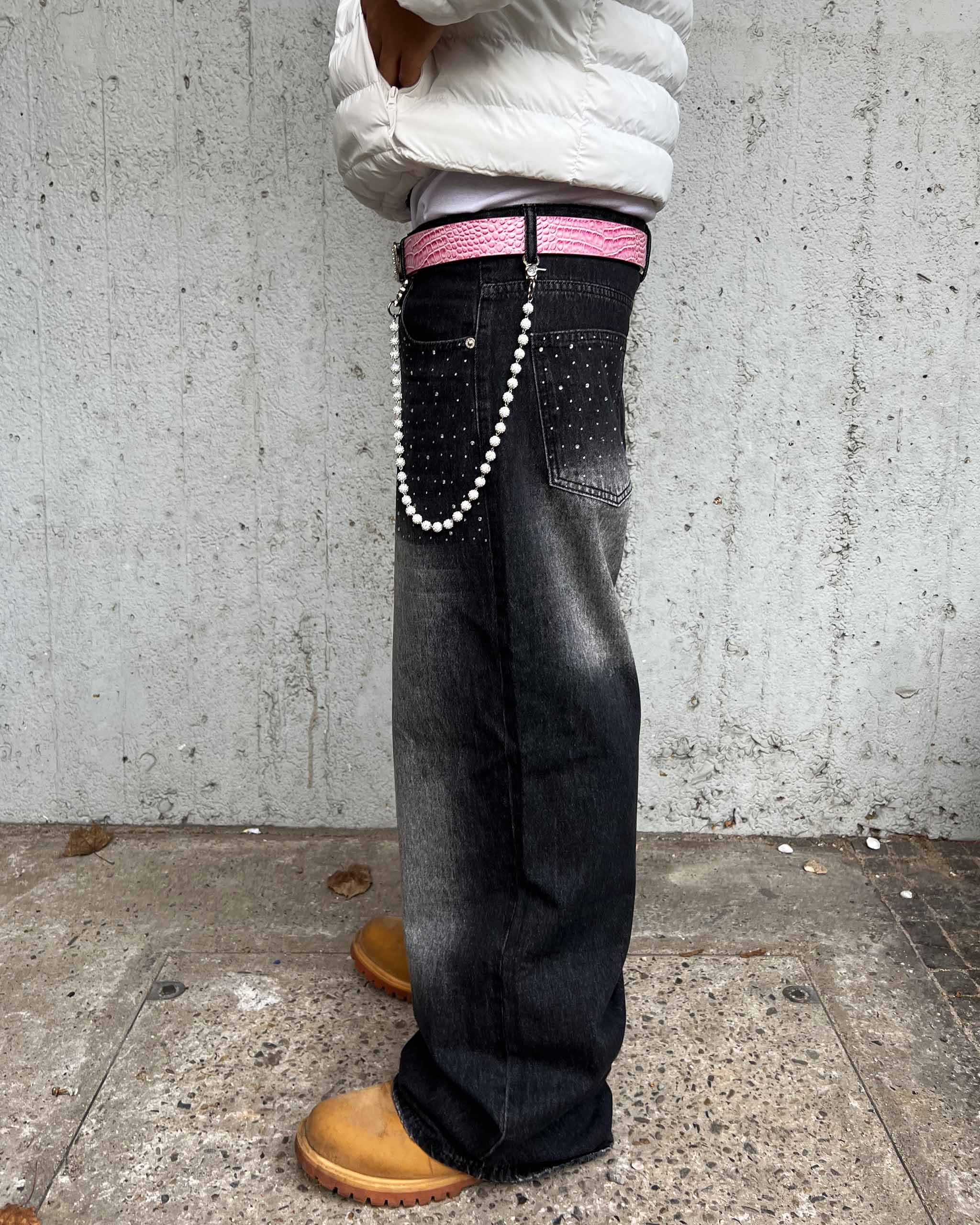 RHINESTONE DENIM