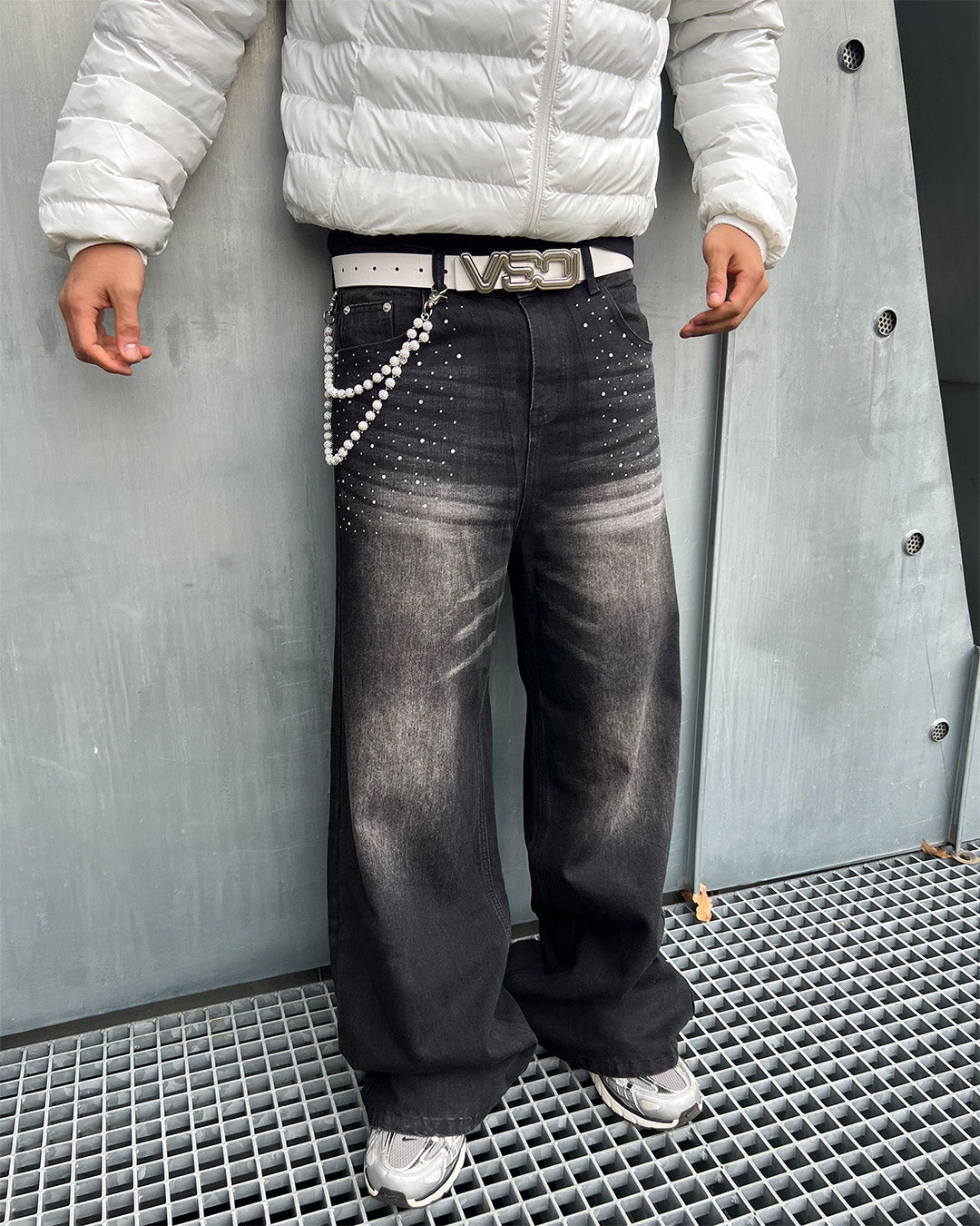 RHINESTONE DENIM