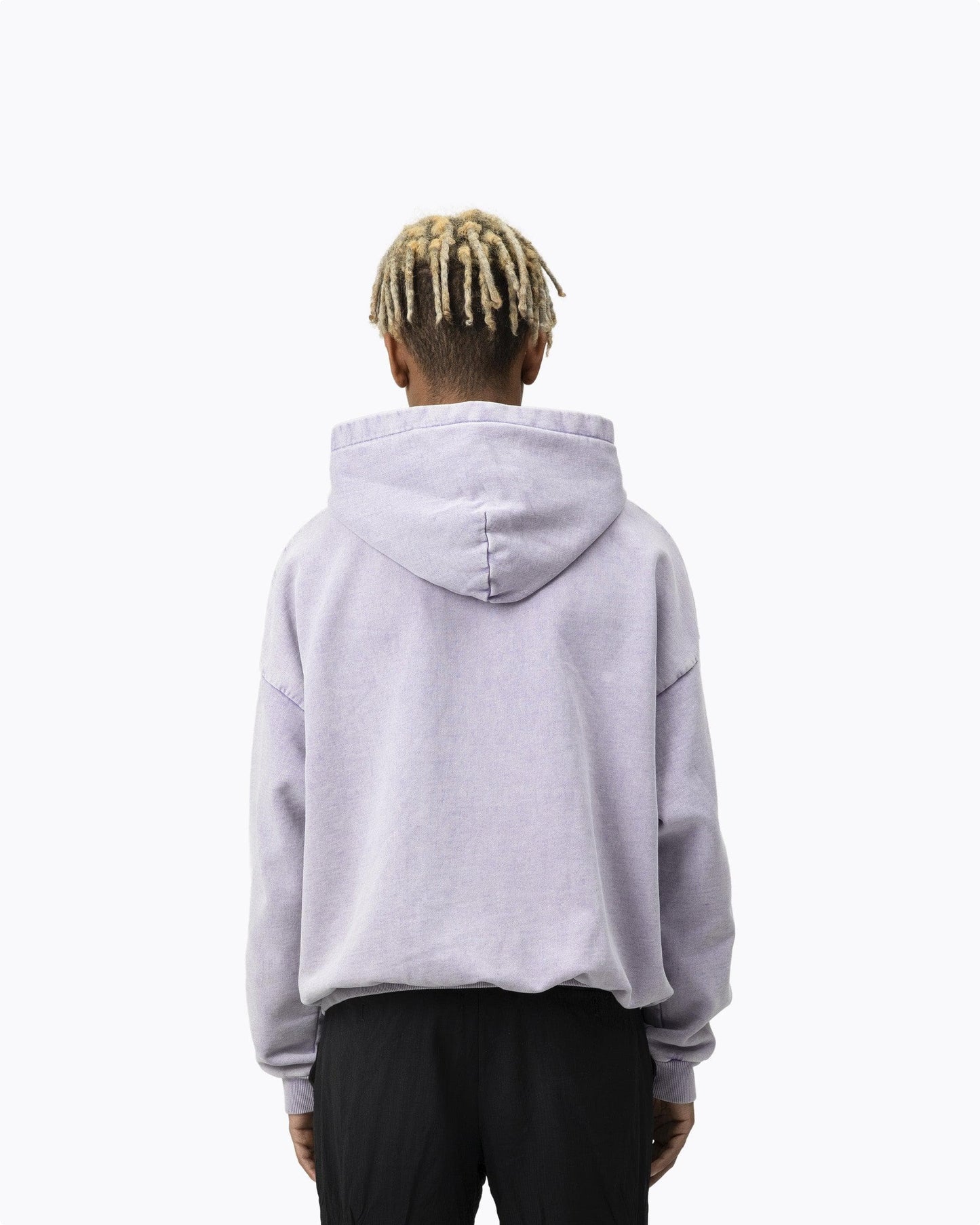 PURPLE WASHED HOODIE