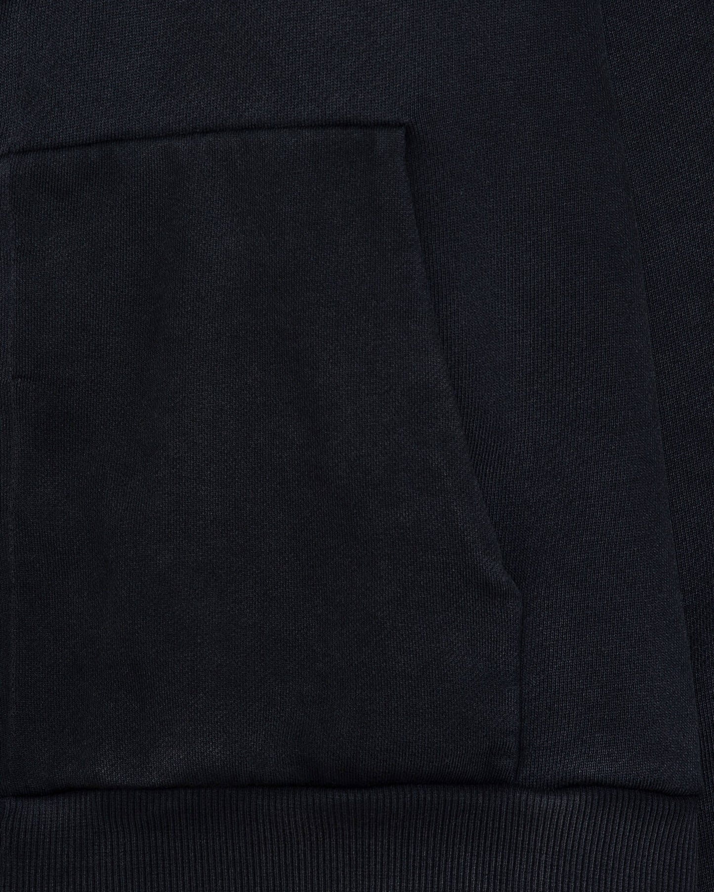 WASHED ZIP-HOODIE BLACK