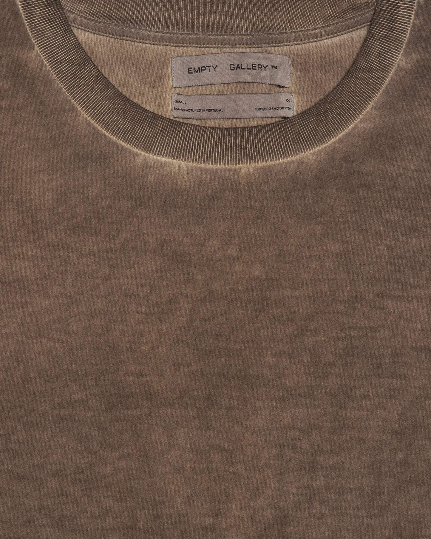 WASHED TEE BROWN