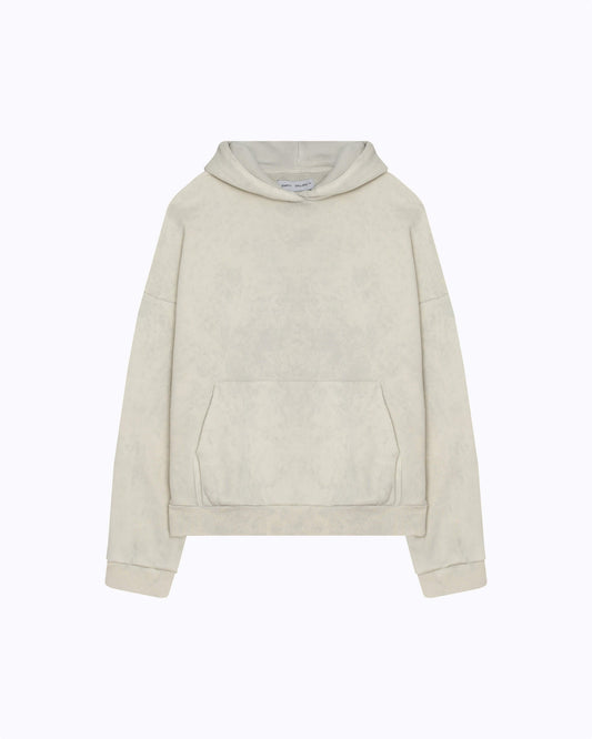 WASHED HOODIE CREAM